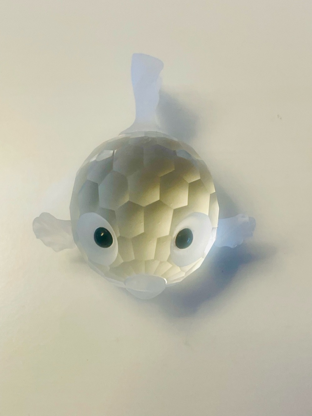 Swarovski Crystal Small Blowfish Figure Vintage EUC